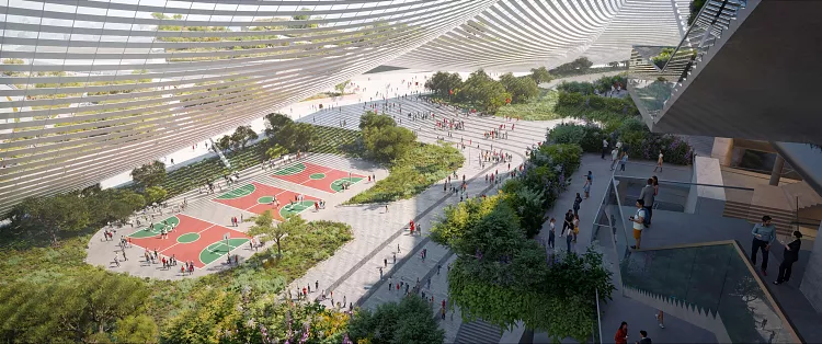 How the largest football stadium in the World will look