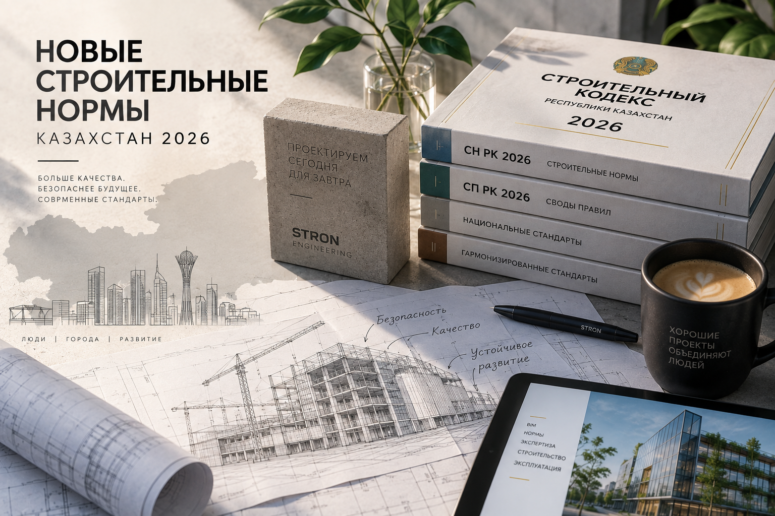 Что изменилось в строительных нормах Казахстана с 1 июля 2026 года